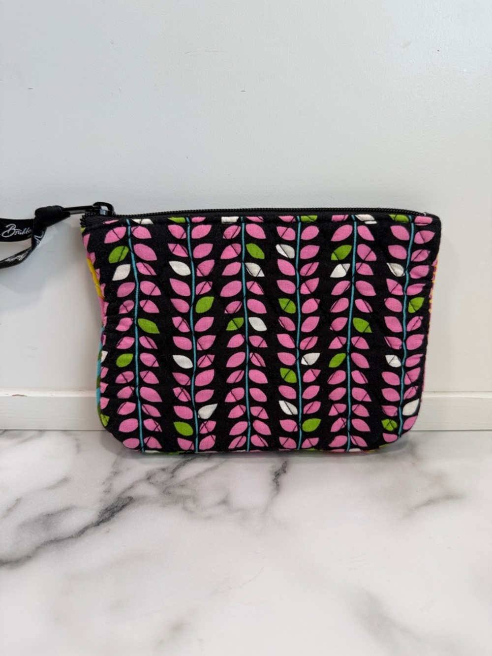 Vera Bradley makeup bag VaVa Bloom Pink Petals pattern
